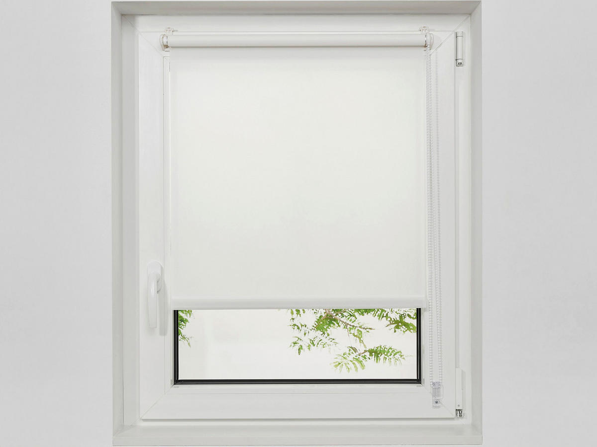 ROLETA, polopriehľadné, 75/160 cm - biela, Design, textil/plast (75/160cm) - Boxxx