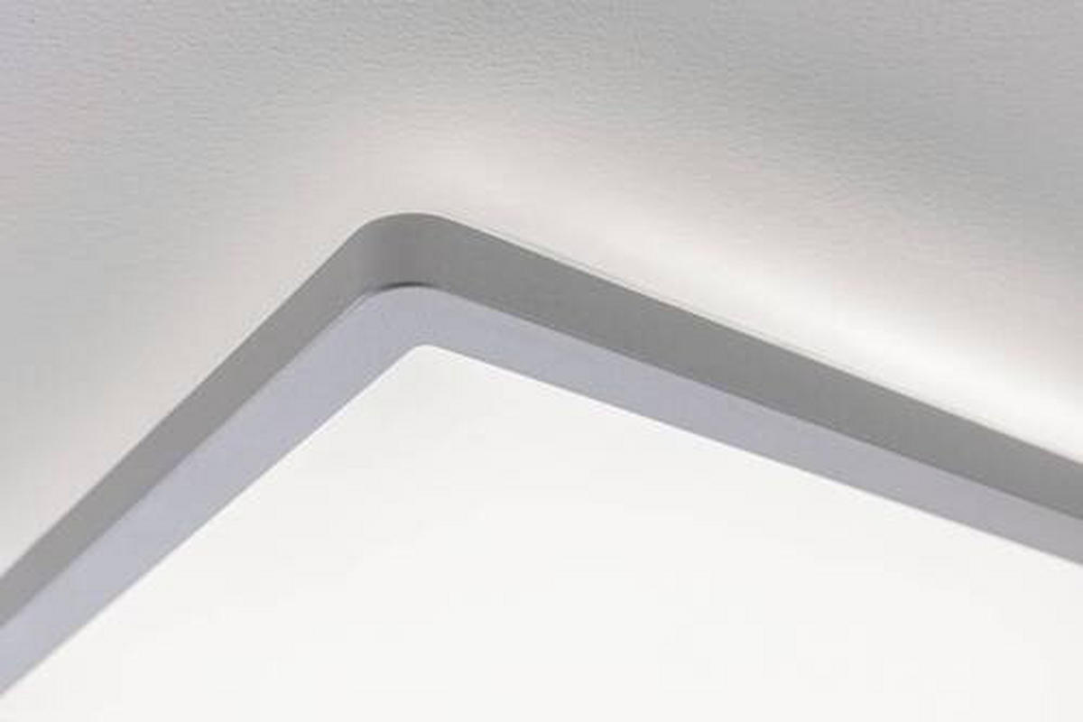 LED-PANEEL 29,3/29,3/2,8 cm   - Chromfarben, Basics, Kunststoff (29,3/29,3/2,8cm) - Paulmann
