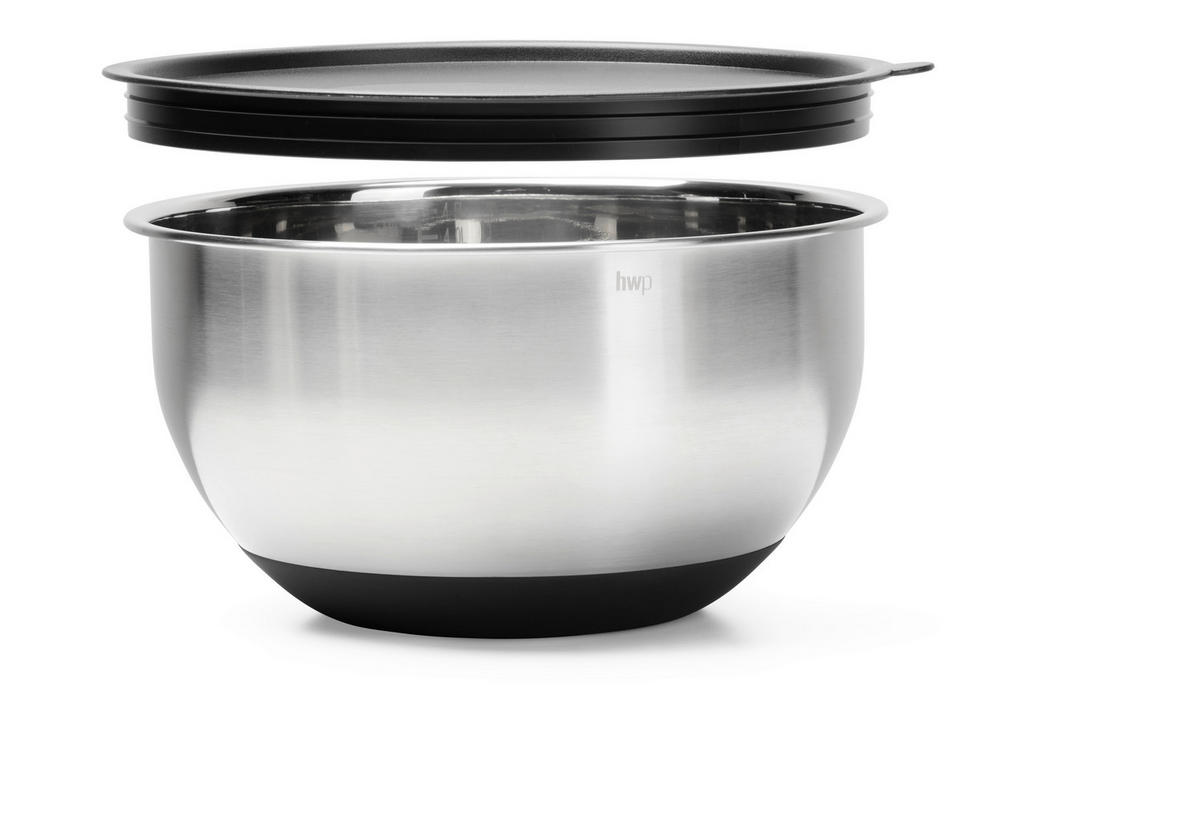 SET ZDJELA           - boje oplemenjenog čelika/crna, Basics, metal/plastika - Homeware Profession.
