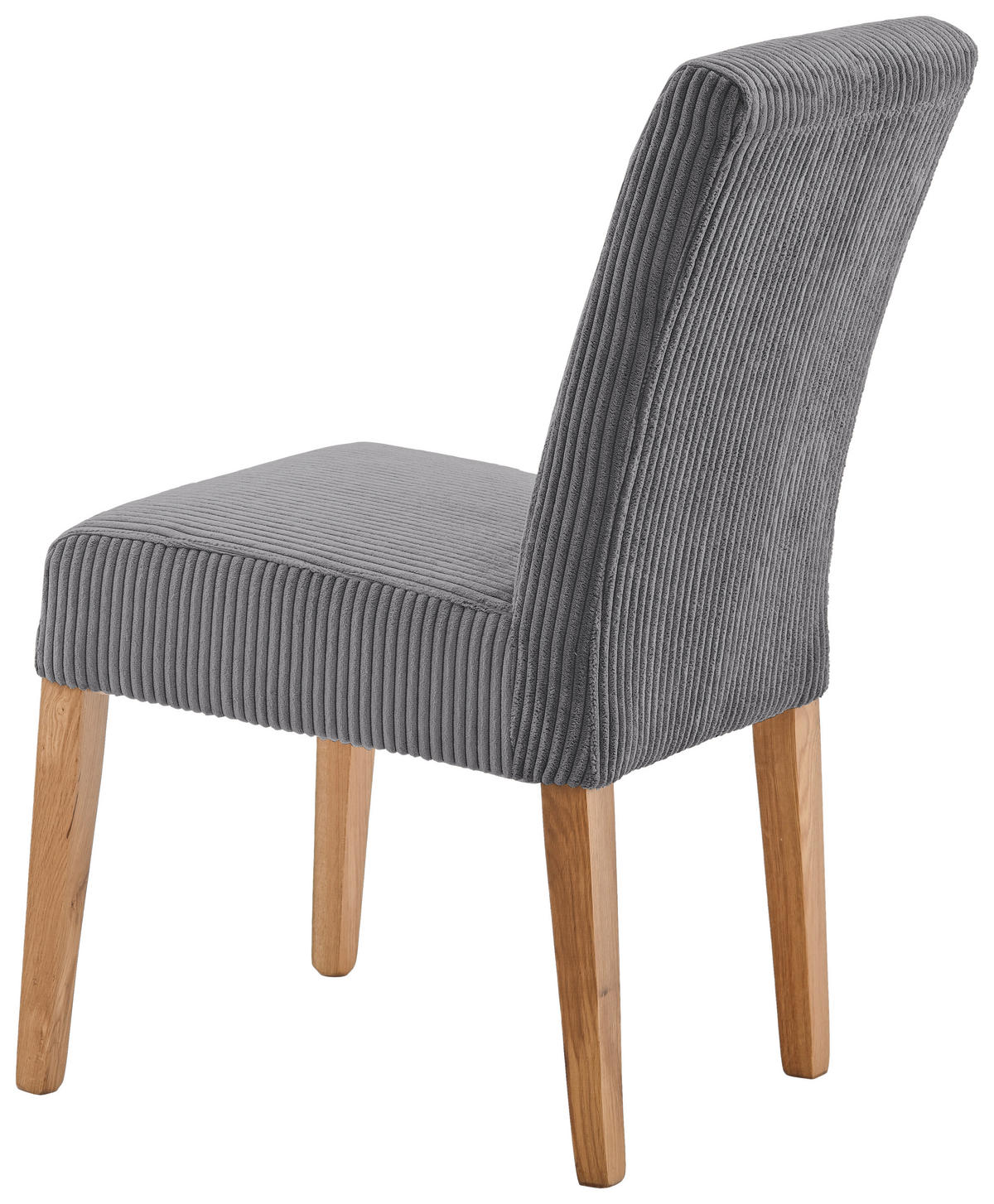 STUHL in Holz, Textil Anthrazit, Eichefarben  - Eichefarben/Anthrazit, KONVENTIONELL, Holz/Textil (47,5/91,5/63cm) - home24