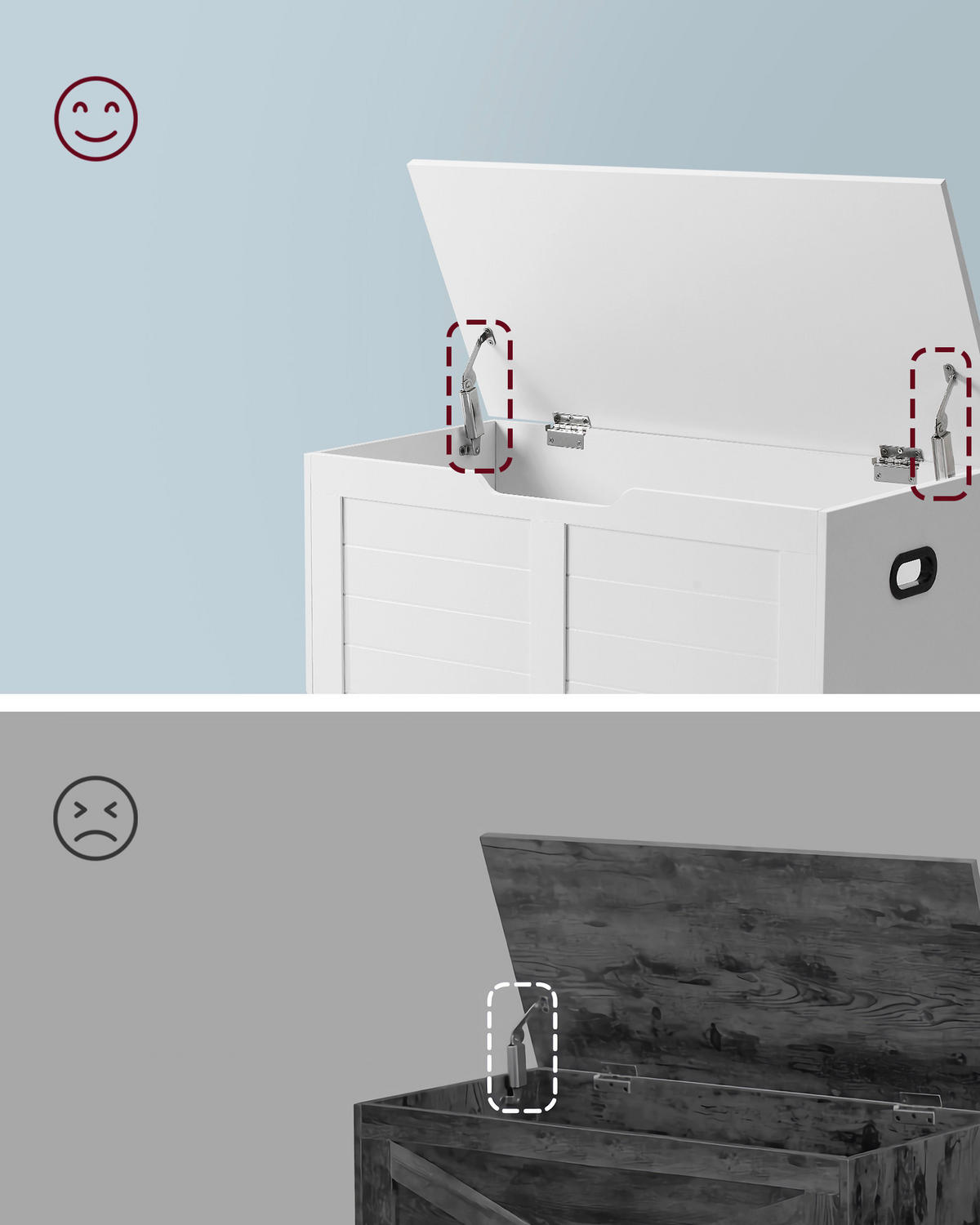 SCHUHBANK Weiß  - Weiß, Trend, Kunststoff (80/46/40cm) - Boxxx