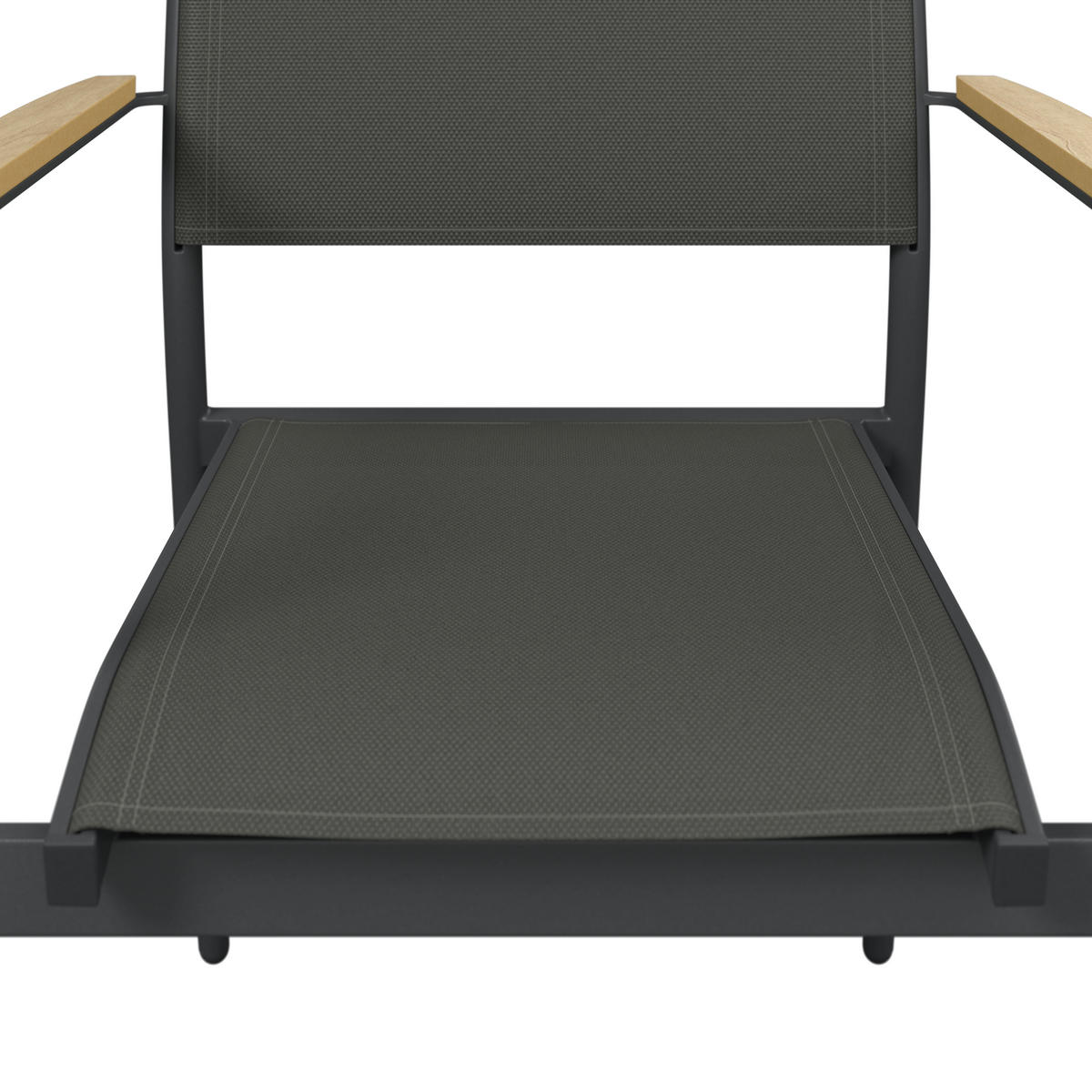 STAPELSESSEL in Metall, Kunststoff, Textil Anthrazit, Naturfarben, Dunkelgrau  - Dunkelgrau/Anthrazit, MODERN, Kunststoff/Textil (57/89/58cm) - Ambia Garden