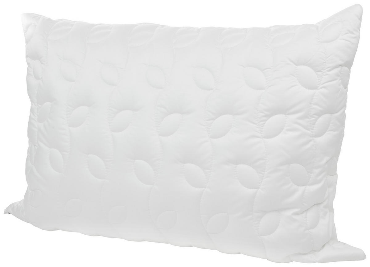 3-KAMMER-POLSTER 70/90 cm  Erika  - Weiß, Basics, Textil (70/90cm) - Billerbeck