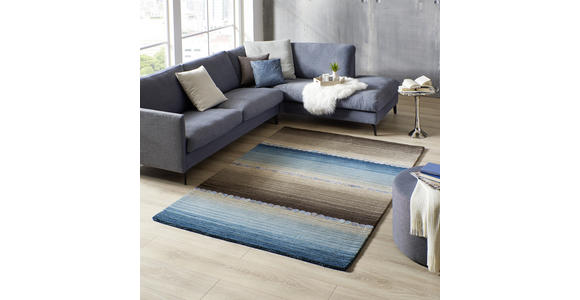 ORIENTTEPPICH - Blau/Grau, KONVENTIONELL, Textil (60/90cm) - Esposa