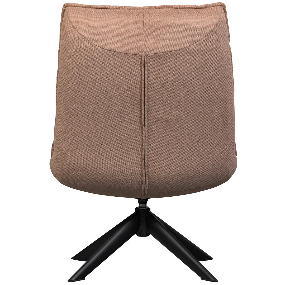 SESSEL in Webstoff Sandfarben  - Sandfarben/Schwarz, Design, Textil/Metall (70/97/85cm) - Livetastic
