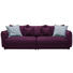 BIGSOFA in Textil Violett - Violett, Design, Textil (295/88/134cm) - Hom`in BIGSOFA in Textil Violett - Violett, Design, Textil (295/88/134cm) - Hom`in