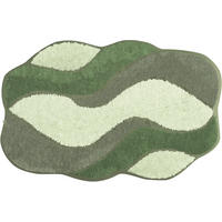 BADTEPPICH Carmen Grün 70/120 cm  - Grün, Basics, Kunststoff/Textil (70/120cm) - Grund