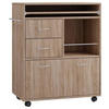 ALLZWECKWAGEN 70/40/86 cm  - Sonoma Eiche, Design, Holzwerkstoff/Kunststoff (70/40/86cm) - MID.YOU