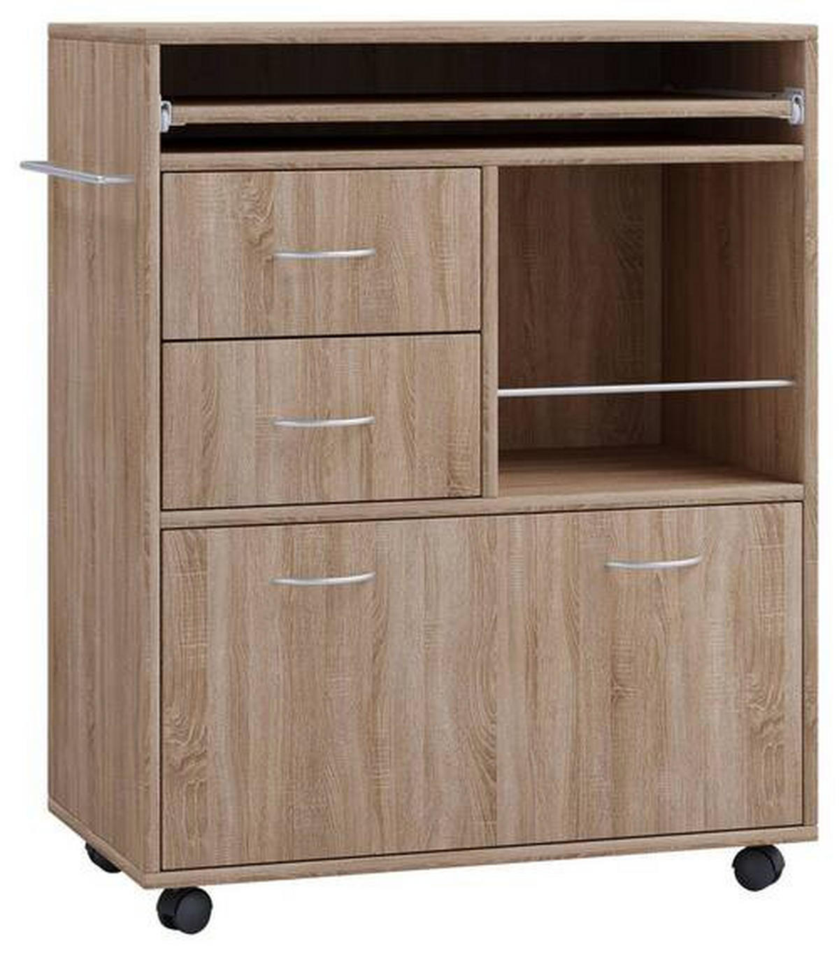 ALLZWECKWAGEN 70/40/86 cm  - Sonoma Eiche, Design, Holzwerkstoff/Kunststoff (70/40/86cm) - MID.YOU