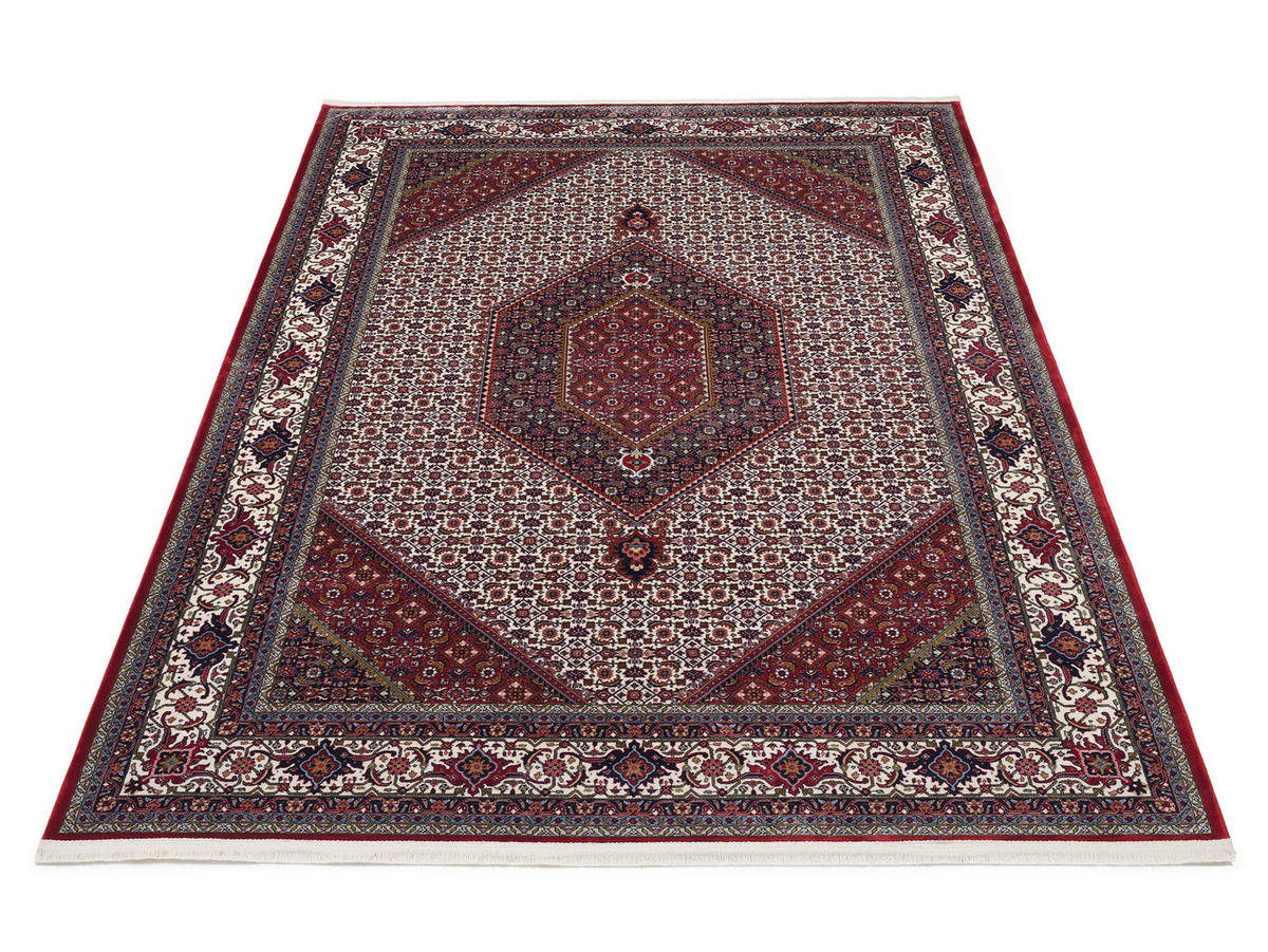 WEBTEPPICH 160/230 cm Mithras Bidjar Creme, Rot  - Rot/Creme, LIFESTYLE, Textil (160/230cm) - Novel