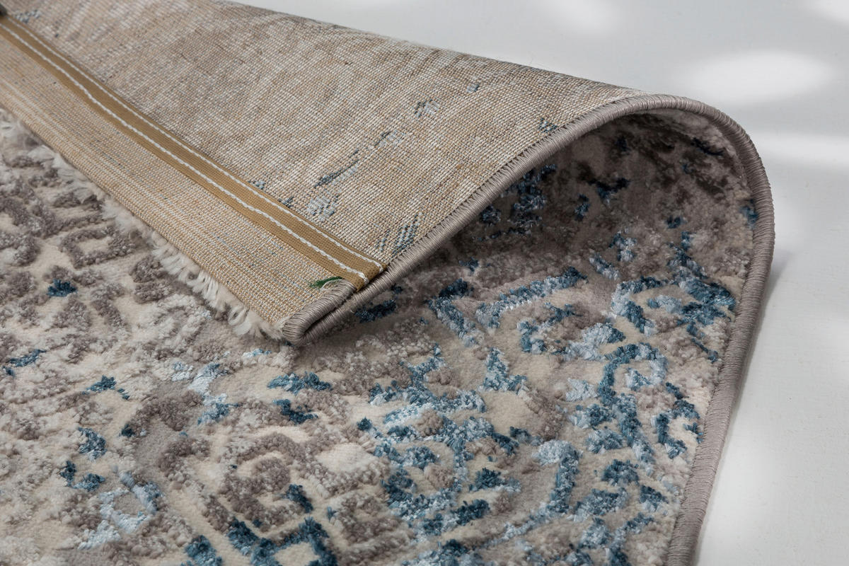 WEBTEPPICH 160/230 cm Hellblau  - Hellblau, Design, Textil (160/230cm) - Novel