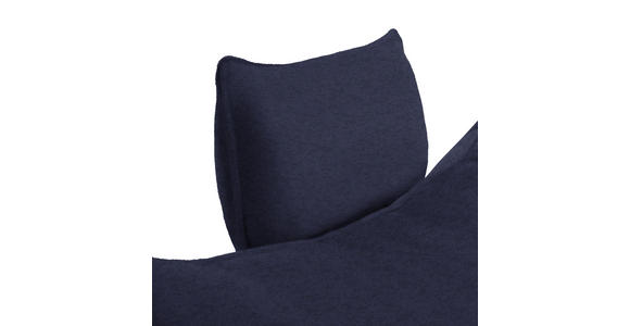 ECKSOFA in Flachgewebe Schwarz 292/176 cm - Schwarz, MODERN, Textil/Metall (292/176cm) - Carryhome