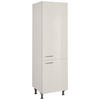 GESCHIRRSCHRANK 60/216,6/58 cm  in Hellgrau  - Edelstahlfarben/Hellgrau, MODERN, Holzwerkstoff/Metall (60/216,6/58cm) - Nobilia