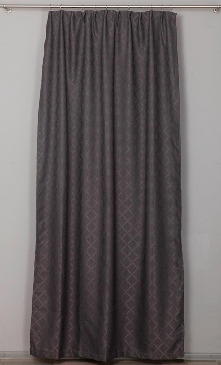 FERTIGVORHANG  - Anthrazit, Basics, Textil (150/270cm)