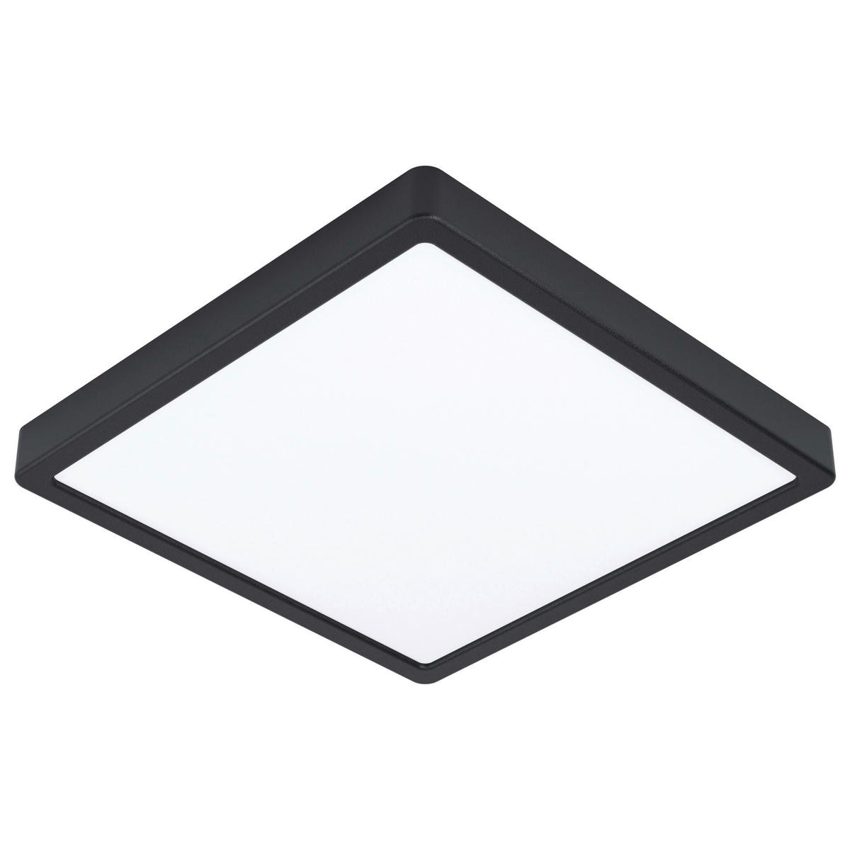 LED-DECKENLEUCHTE 20 W    28,5/28,5/2,8 cm  - Weiss/Schwarz, Basics, Kunststoff/Metall (28,5/28,5/2,8cm) - Novel