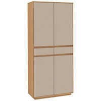 GARDEROBENSCHRANK  in 86/193/37 cm  - Sandfarben/Eiche Bianco, Basics, Holz/Holzwerkstoff (86/193/37cm)