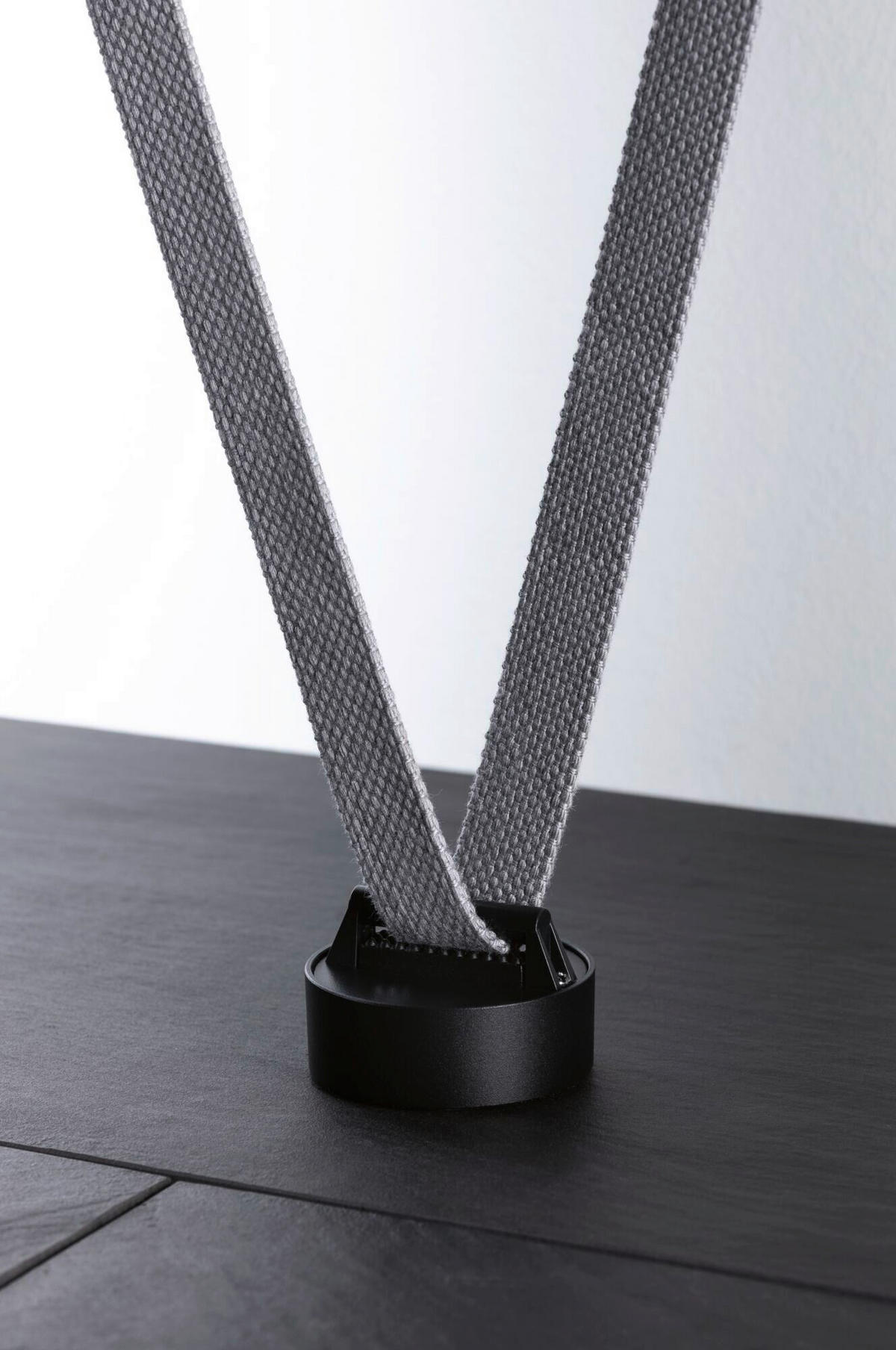 SEILSYSTEM-MONTAGESET ULine 6,0/3,5 cm   - Schwarz, Basics, Kunststoff/Metall (6,0/3,5cm) - Paulmann