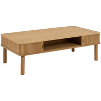 KLUBSKA MIZA, 130/40/70 cm barve hrasta  - barve hrasta, Trend, leseni material (130/40/70cm) - MID.YOU