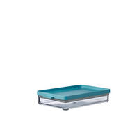 KÜHLSCHRANKBOX  - Türkis, Basics, Kunststoff (23/14,9/4,4cm) - Mepal