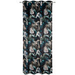 ÖSENVORHANG blickdicht  - Schwarz, Natur, Textil (135/245cm) - Esposa