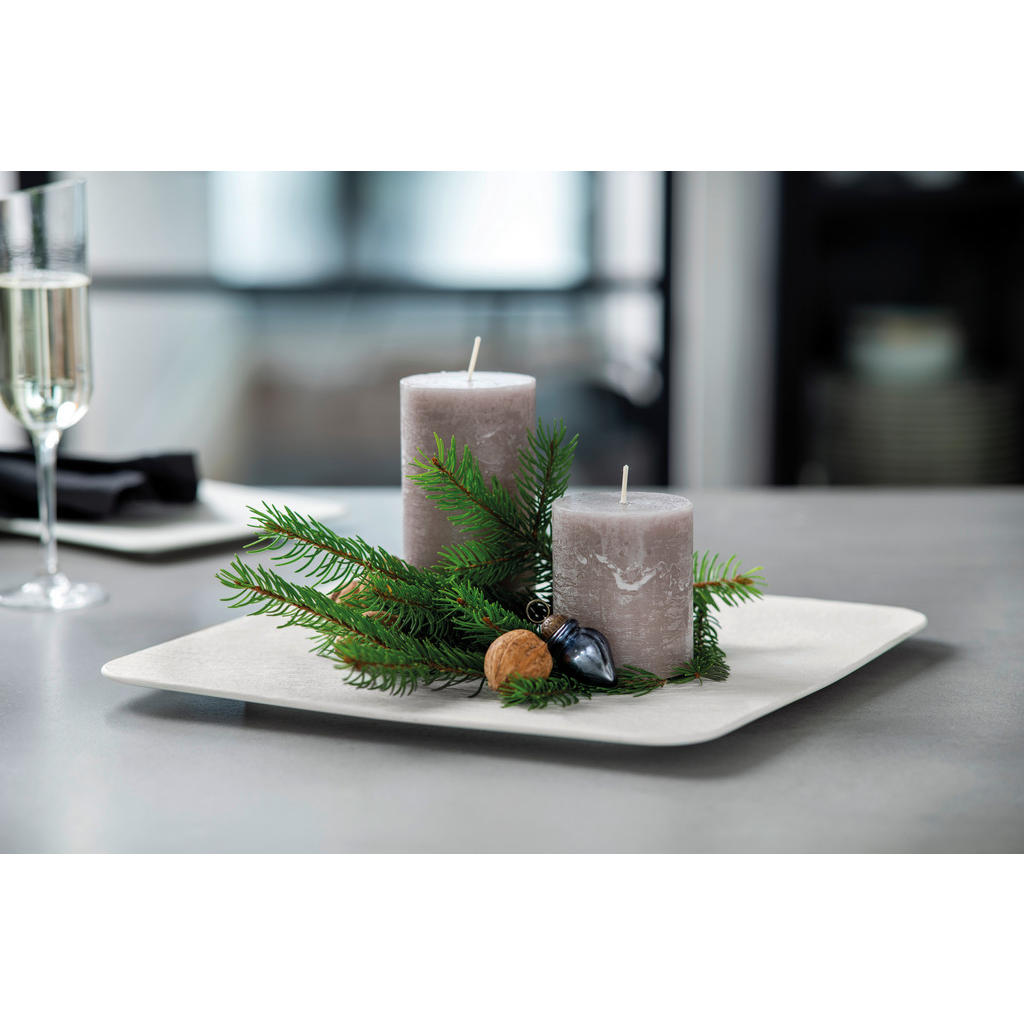 Thumbnail - Villeroy & Boch Servierplatte Manufacture Rock Blanc, Weiß, Keramik, Uni, quadratisch, 32.5x1.5x32.5 cm, Tischkultur & S...