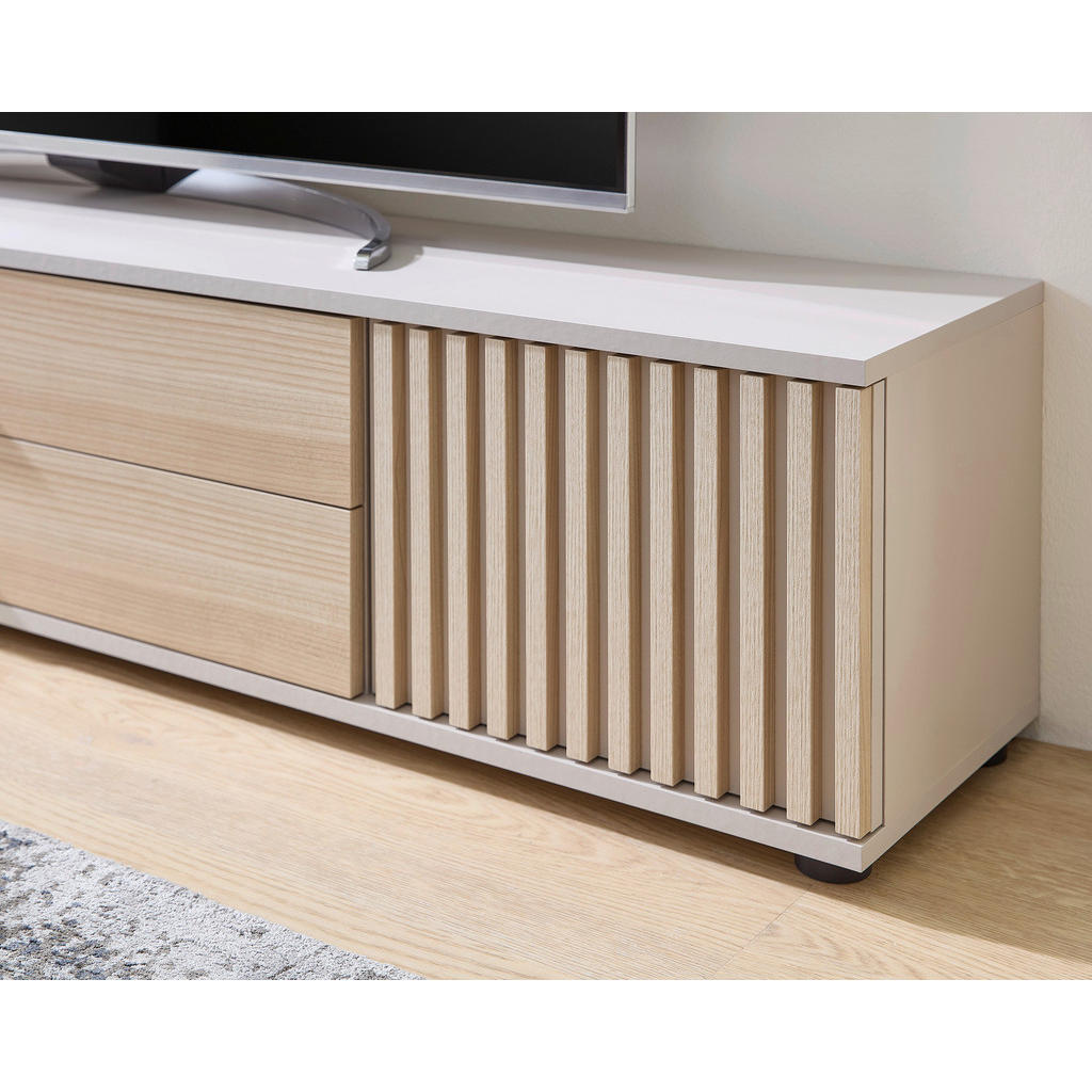 Thumbnail - Boxxx Lowboard, Eiche, Kaschmir, Kunststoff, 2 Schublade(n) Schubladen, 180x30x30 cm, stehend, hängend, Wohnzimmer, Wohn...