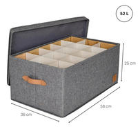 DEKOKISTE - Grau, Basics, Textil (58/36/25cm) - LOVE IT STORE IT