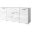 SIDEBOARD 150/68/40 cm  in Weiss, Weiss Hochglanz  - Weiss Hochglanz/Weiss, Basics, Holzwerkstoff/Kunststoff (150/68/40cm) - P & B