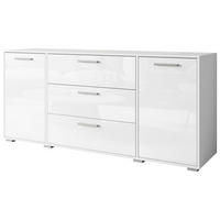 SIDEBOARD 150/68/40 cm  in Weiss, Weiss Hochglanz  - Weiss Hochglanz/Weiss, Basics, Holzwerkstoff/Kunststoff (150/68/40cm) - P & B