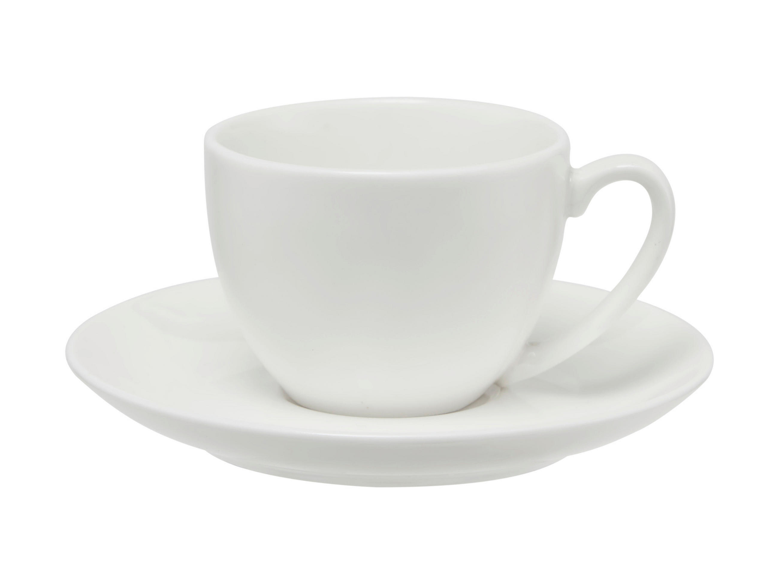 ŠÁLEK A PODŠÁLEK NA ESPRESSO  - bílá, Basics, keramika (11.6/5.5/11.6cm) - Maxwell & Williams