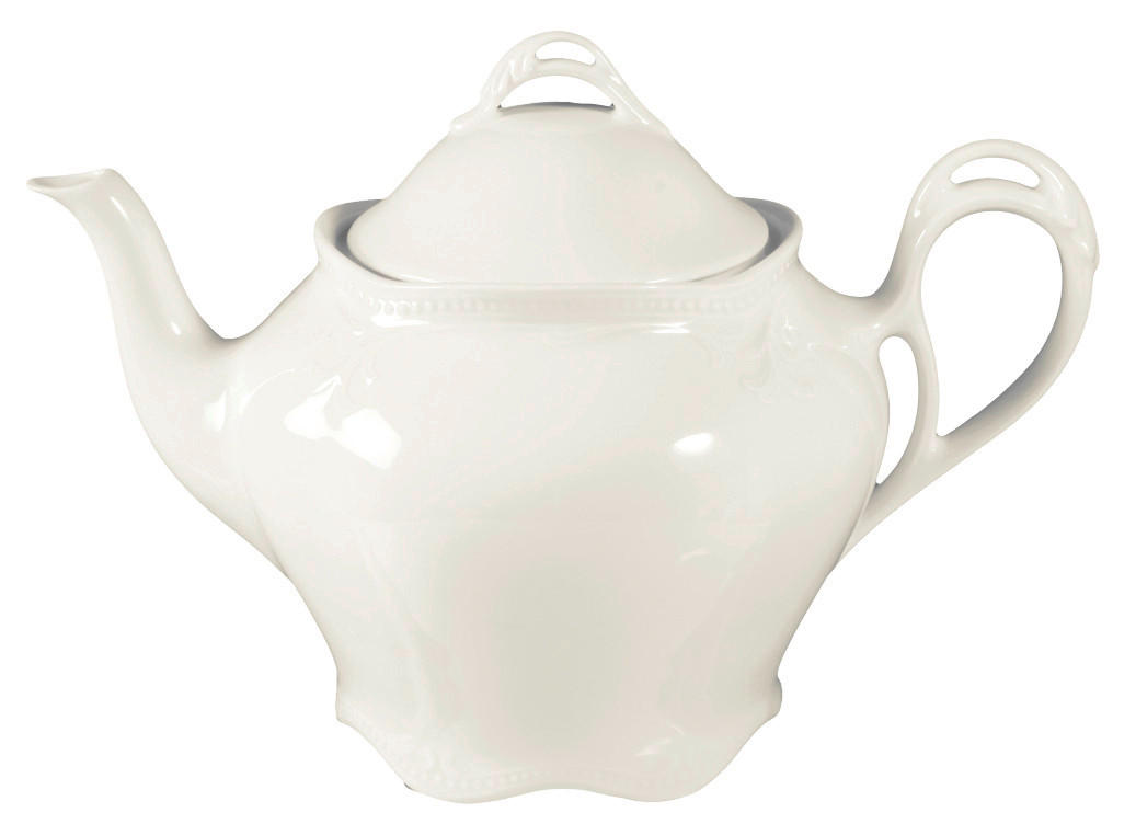 VRČ ZA ČAJ  Rubin Cream   - krem barve, Basics, keramika (1l) - Seltmann Weiden
