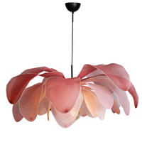 HÄNGELEUCHTE 80/59 cm  - Rosa, Design, Textil (80/59cm) - By Rydéns