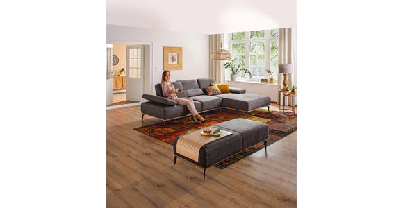 WOHNLANDSCHAFT in Textil Braun - Beige/Bronzefarben, Natur, Textil/Metall (298/178cm) - Valnatura