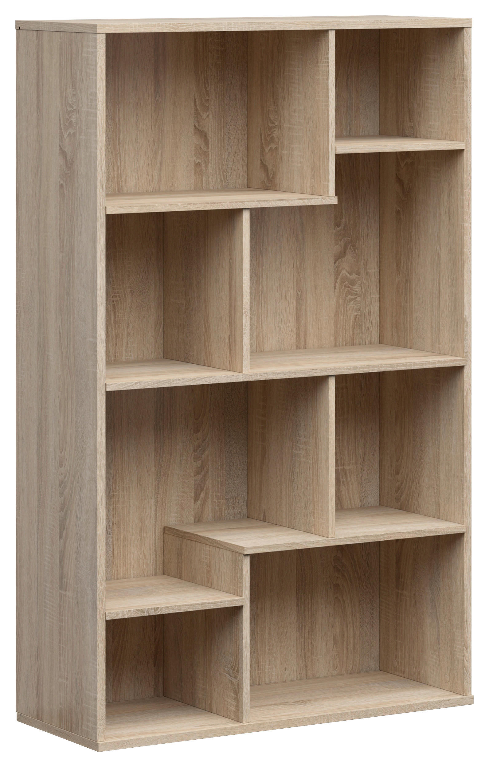 REGAL  87,5/140/33,5 cm Sonoma Eiche  - Sonoma Eiche, Design, Holzwerkstoff (87,5/140/33,5cm)
