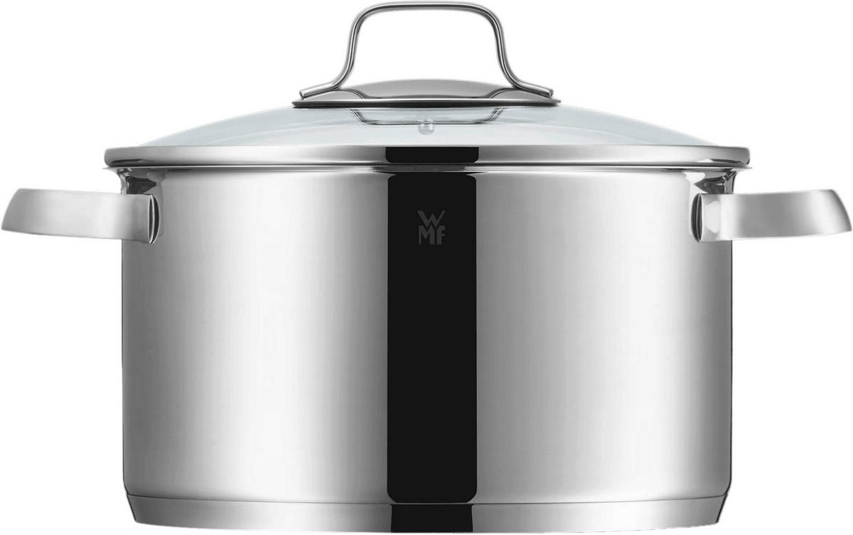 KOCHTOPFSET Belmonte 5-teilig  - Edelstahlfarben, Basics, Metall - WMF