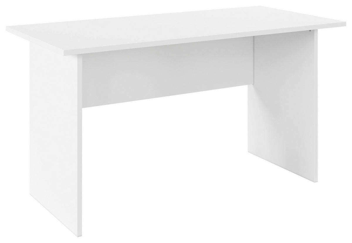 MLADINSKA PISALNA MIZA leseni material bela  - bela, Trend, leseni material (140/75/66cm) - Xora