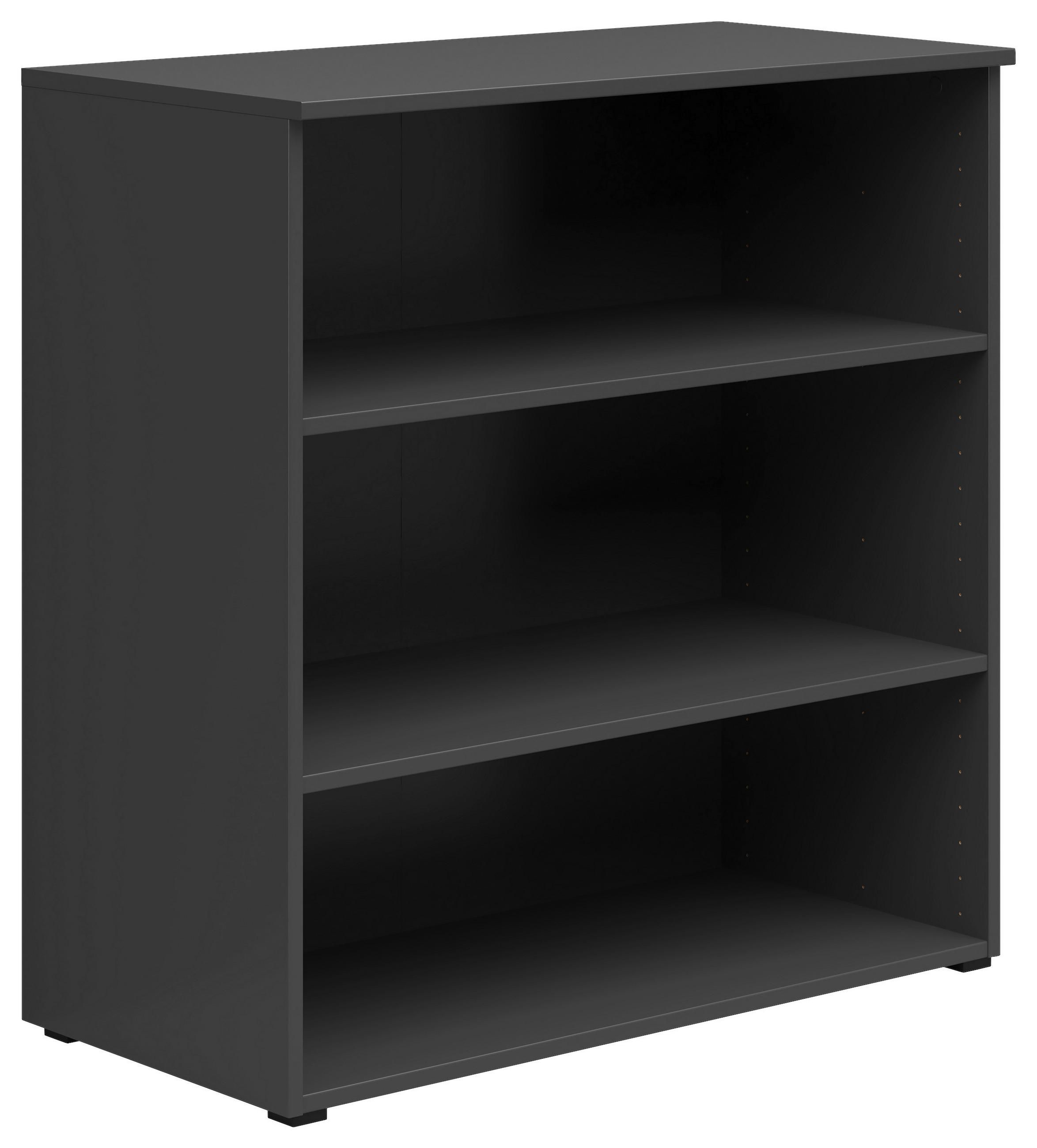 REGAL  80/83/40 cm Graphitfarben  - Anthrazit/Graphitfarben, Modern, Holzwerkstoff/Kunststoff (80/83/40cm) - Carryhome