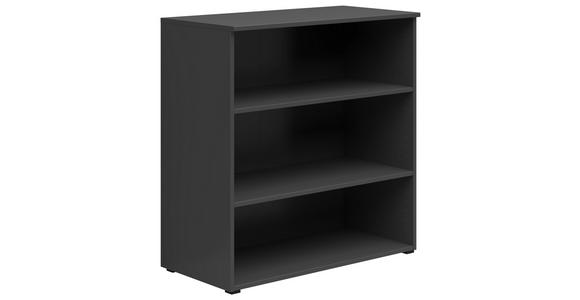 REGAL Graphitfarben - Anthrazit/Graphitfarben, MODERN, Holzwerkstoff/Kunststoff (80/83/40cm) - Carryhome