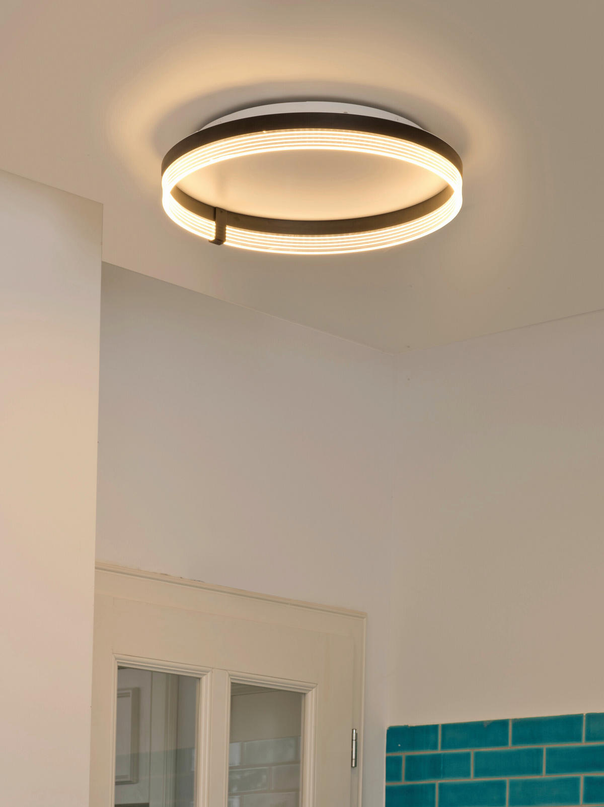 LED-DECKENLEUCHTE 50/9,4 cm   - Schwarz, Design, Kunststoff (50/9,4cm) - Osram