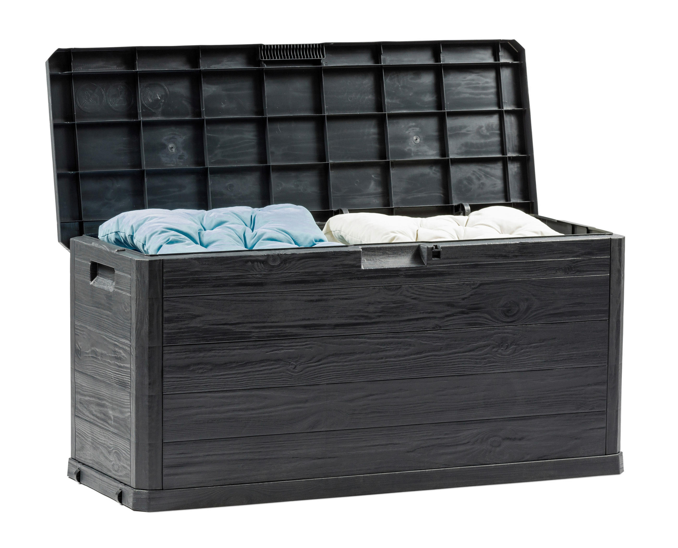 KISSENBOX 117/56/45 cm  - Anthrazit, MODERN, Kunststoff (117/56/45cm)