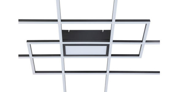 LED-DECKENLEUCHTE 100/75/7 cm - Schwarz, Basics, Kunststoff/Metall (100/75/7cm) - Novel