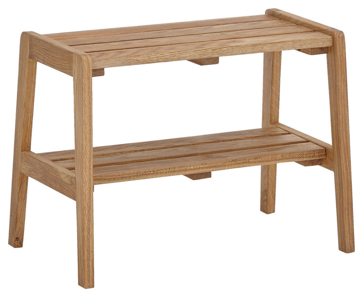 LAVICA DO PREDSIENE, farba duba, dub, 60/45/36 cm - farba duba, Basics, drevo (60/45/36cm)