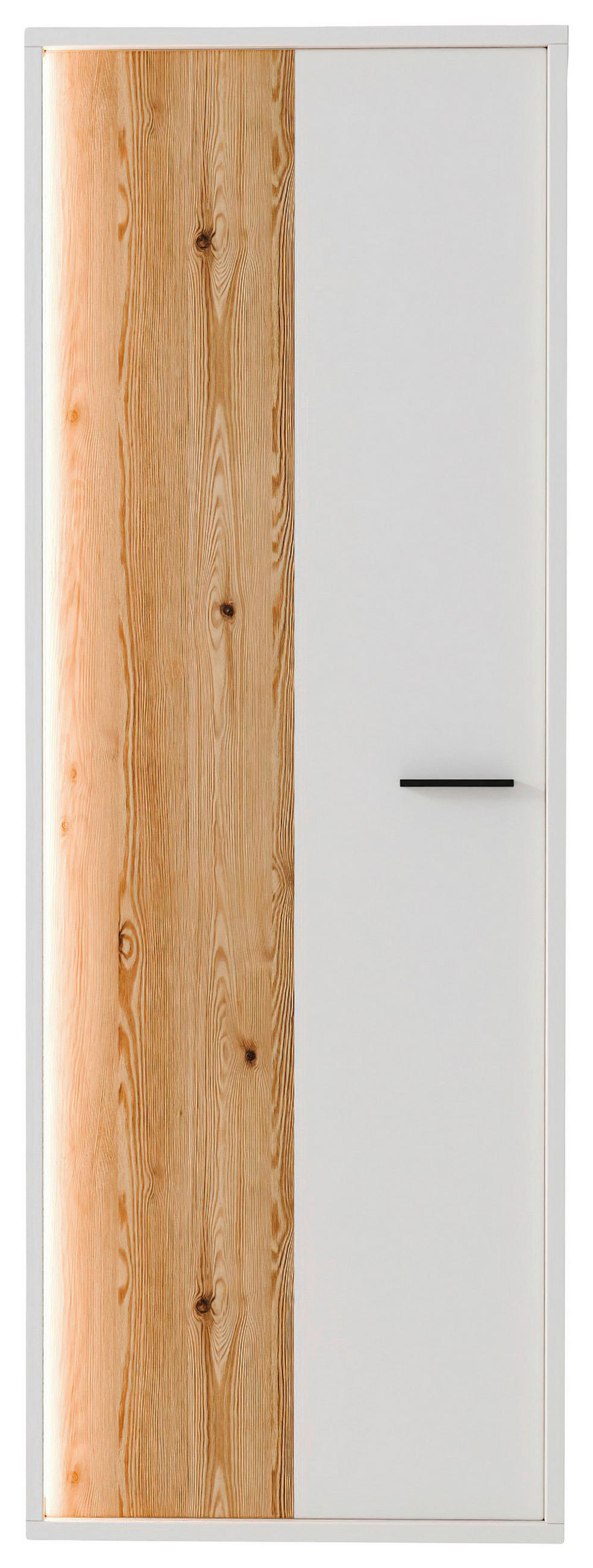 GARDEROBENSCHRANK  in 65/181/37 cm  - Eichefarben/Anthrazit, Design, Holzwerkstoff/Metall (65/181/37cm) - Xora