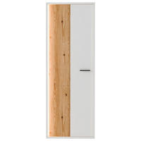 GARDEROBENSCHRANK  in 65/181/37 cm  - Eichefarben/Anthrazit, Design, Holzwerkstoff/Metall (65/181/37cm) - Xora
