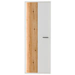 GARDEROBENSCHRANK  in 65/181/37 cm  - Eichefarben/Anthrazit, Design, Holzwerkstoff/Metall (65/181/37cm) - Xora