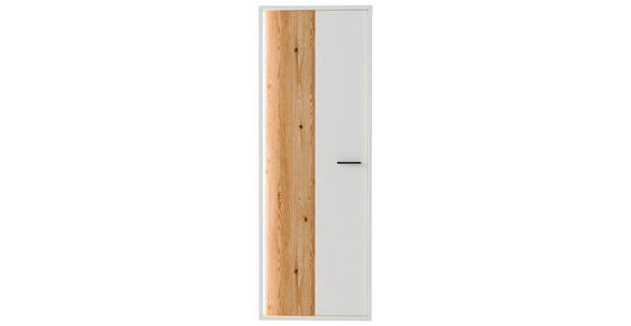 GARDEROBENSCHRANK  in 65/181/37 cm  - Eichefarben/Anthrazit, Design, Holzwerkstoff/Metall (65/181/37cm) - Xora