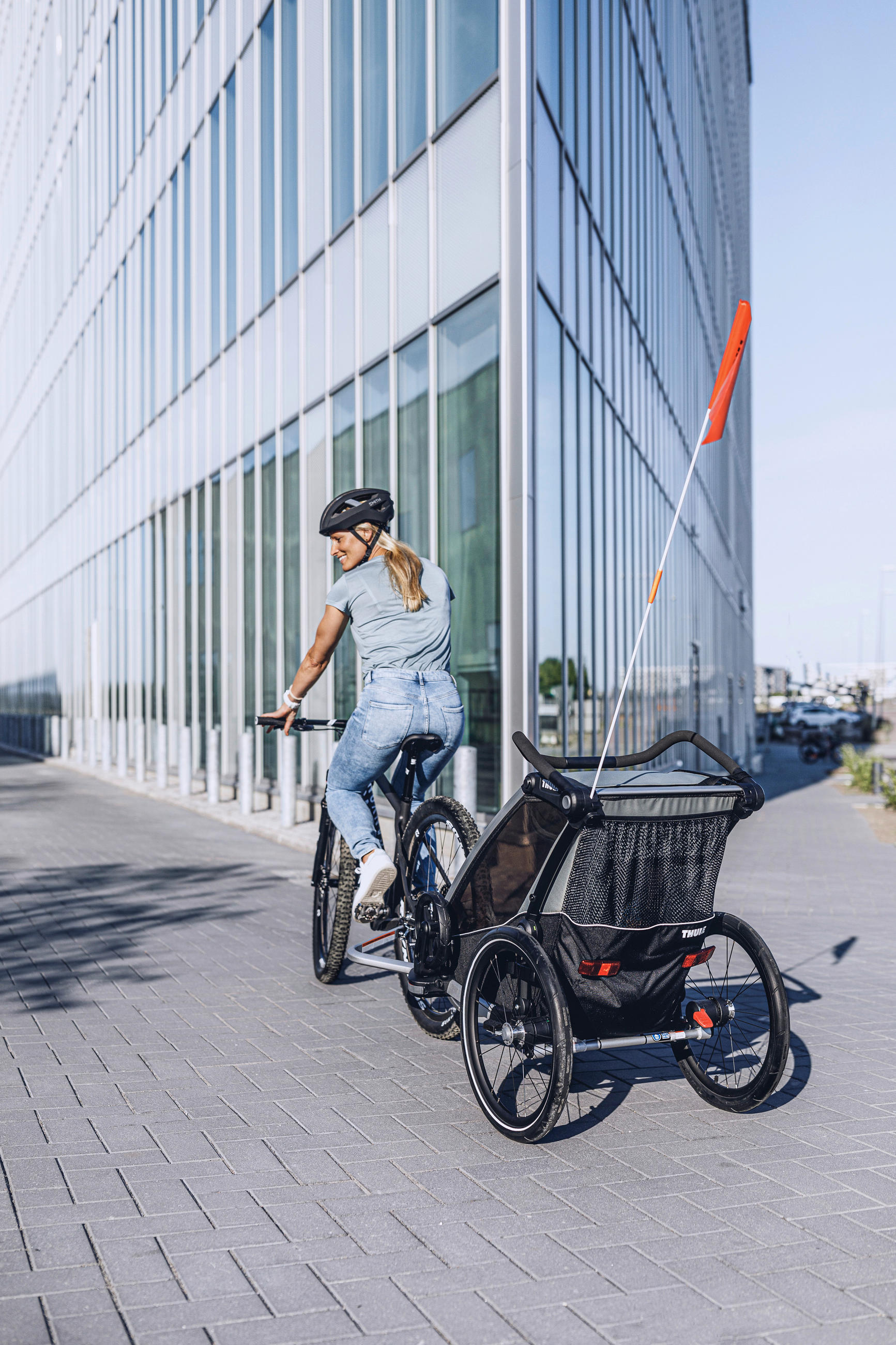 FAHRRADANHÄNGER   Chariot Lite 2  - Grün, Basics, Metall (80/114,5/94cm) - Thule