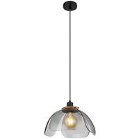 HÄNGELEUCHTE 34/120 cm    - Schwarz, Basics, Glas/Metall (34/120cm) - Globo