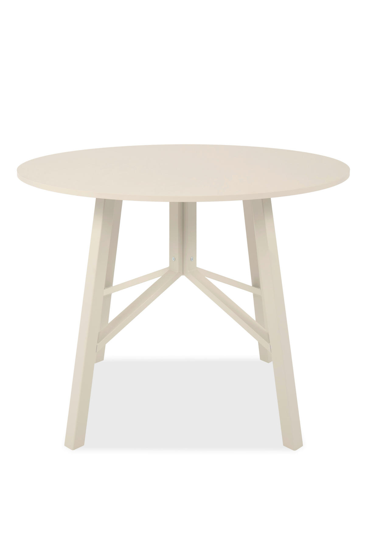 ESSTISCH in Metall, Holzwerkstoff 100/100/76 cm  - Beige, MODERN, Holzwerkstoff/Metall (100/100/76cm) - MID.YOU