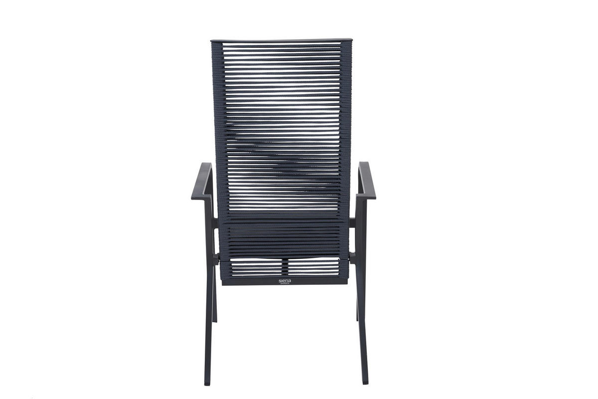 GARTENSESSEL Metall Grau  - Grau, Basics, Metall (60/113/63cm) - Siena Garden